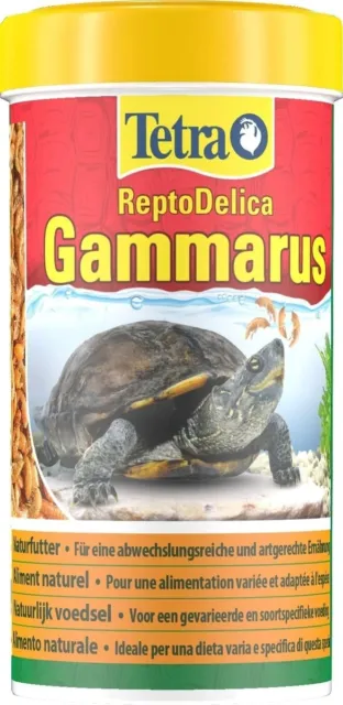 Mangime per tartarughe Acquatiche a Base di Gamberi Interi, Tetra 250ml