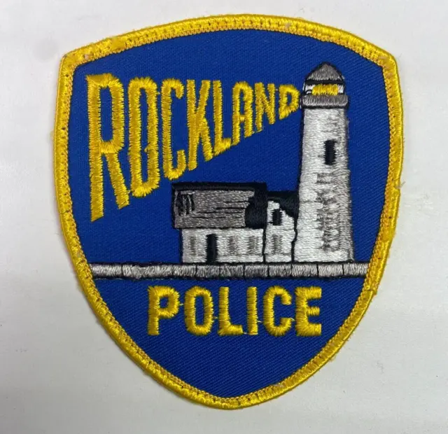 Rockland Police Massachusetts MA Lighthouse Patch N8