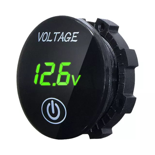 12V LED Digital Display Voltmeter Car Motorcycle Voltage Volt Gauge Panel Meter