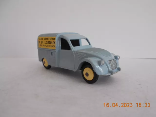 Dinky toys 2CV "BEBE LORRAIN" n° 25 D de 1958 Made in France