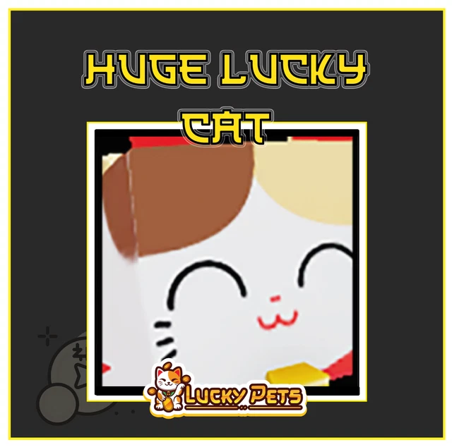 HUGE LUCKY CAT Pet Simulator X Free 1 billion gems! £7.49 PicClick UK