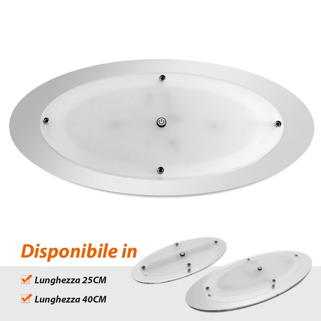 Chip LED COB 10W 3000K 12V Plafoniera Barca