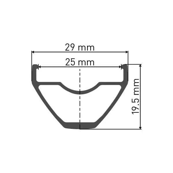 DT Swiss X 1900 Roue Arrière 29 x 25 Booster RR Ms 2