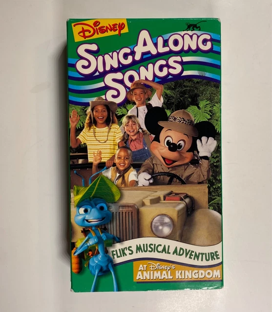 DISNEY'S SING ALONG Songs Flik's Musical Adventure VHS 1999 Animal