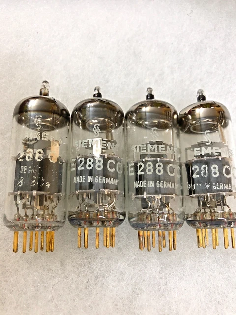 SIEMENS E288CC GREY Shield Gold Pins O Getter Matched Pair Price £275. ...