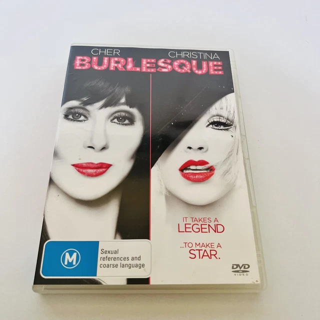Burlesque Music Drama Genuine Dvd Region 4 Cher Christina Aguilera