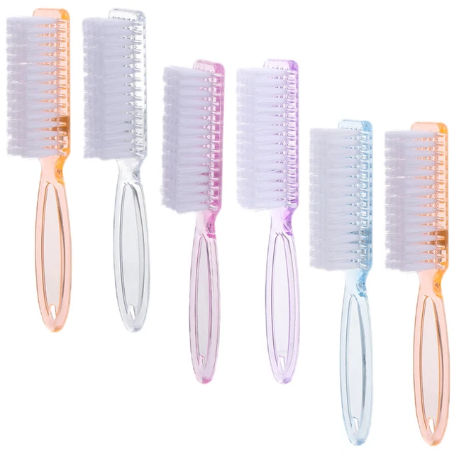 6 pcs poignées brosses à ongles de poignée longue poignée brosses à poussière