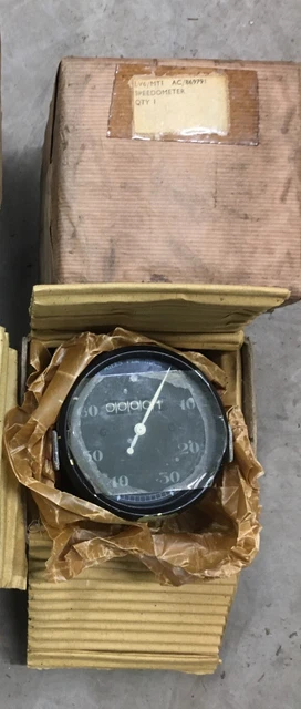 BEDFORD NEW OLD Stock speedometer Sealed In Box Fits MW OX OY 1940-41 £ ...