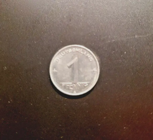 1 Pfennig 1950 DDR unz./vz.  1. Münzserie