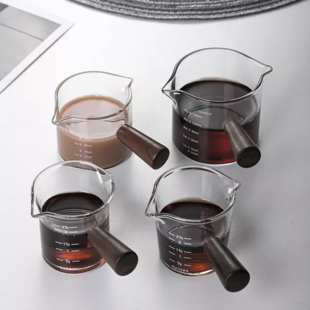 70/75/150ml Coffee Cup Double Spout Drinking Wide Mouth Coffee Milk Jug Reusable