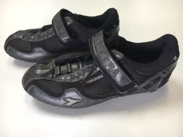 Used Diadora Black Size 5 MTB Biking Shoes 3