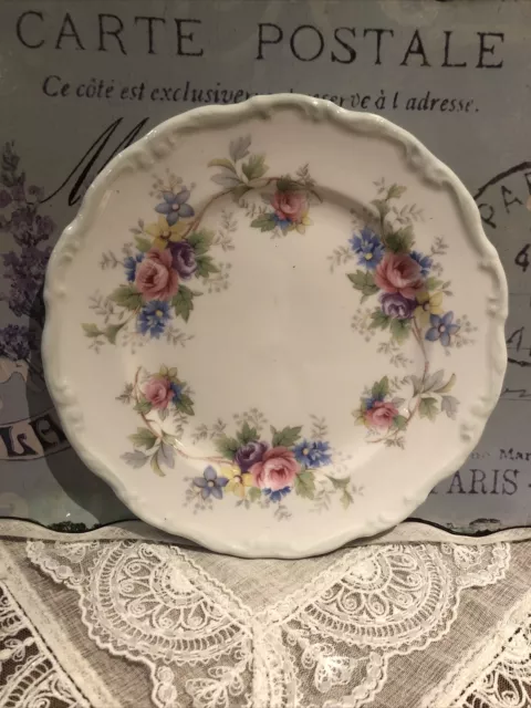 Side Plate 'Colleen' by Royal Albert Beautiful Embossed Tea Cake Vintage Plate