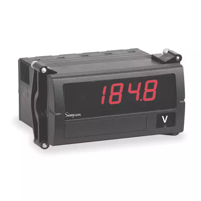 SIMPSON ELECTRIC F35-1-14-0 Digital Panel Meter,DC Voltage