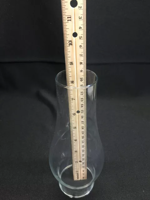 Vintage Glass Oil Lamp Chimney 2-5/8" X 8-1/2" (CM5)