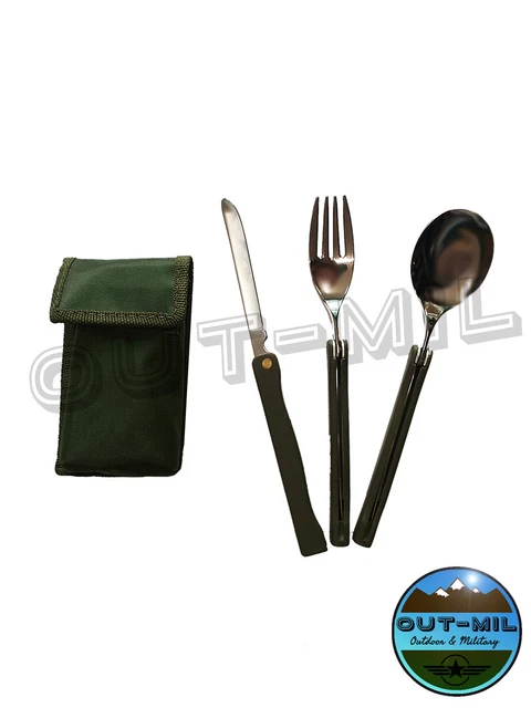 Tatonka Set Posate Da Campeggio 4 Pezzi In Acciaio Inox – Coltello, Forchetta, Cucchiaio E Apriscatole - 5
