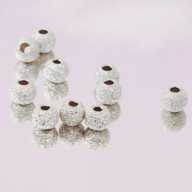 10 Stück 925 Silber Ton Lucky Lose Charme Perlen für DIY Schmuck Erkenntnisse