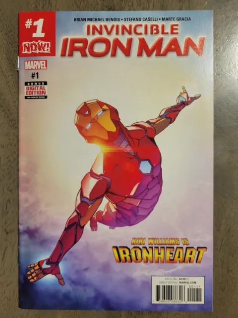 Invincible Iron Man #1 Ironheart Cover 2017 Marvel Comics