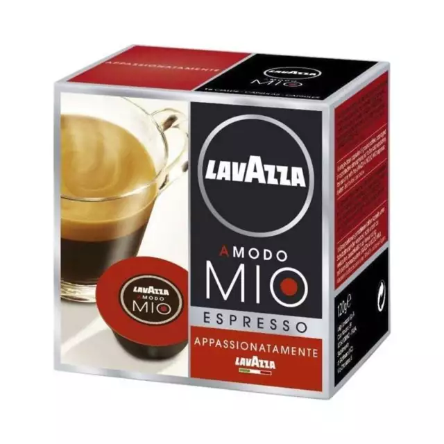 166106 Cápsula Lavazza Appassionatamente para cafeteras A Modo Mio/ Caja de 16