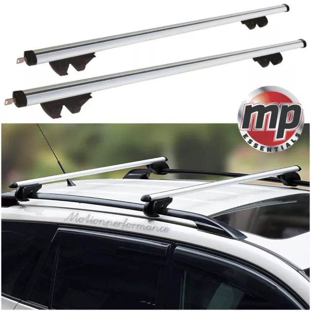 120cm Lockable Aluminium Car Roof Rack Rail Bars for Land Rover Freelander 99-06