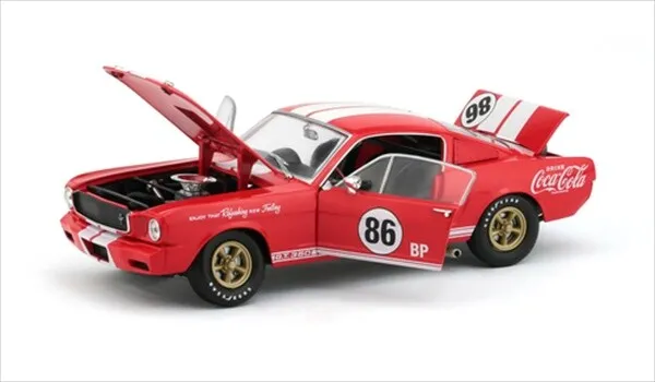 Mini Car 1/24 M2 Machines 1965 Shelby Gt350R Coca Cola Mustang Red Limited Editi