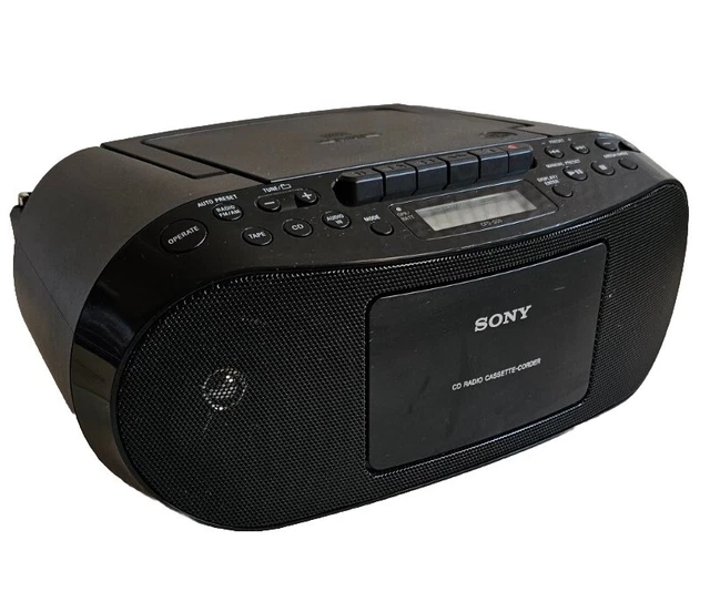 SONY CFDS50 CD Player AM/FM Radio Cassette Portable Stereo Boombox