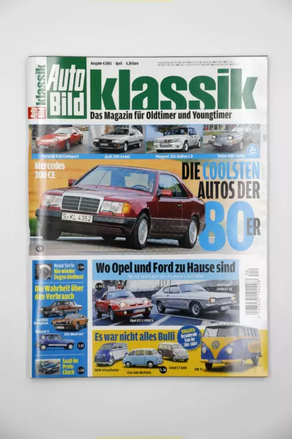 Auto Bild klassik 4/2015 (Apr. 2015), guter Zustand!