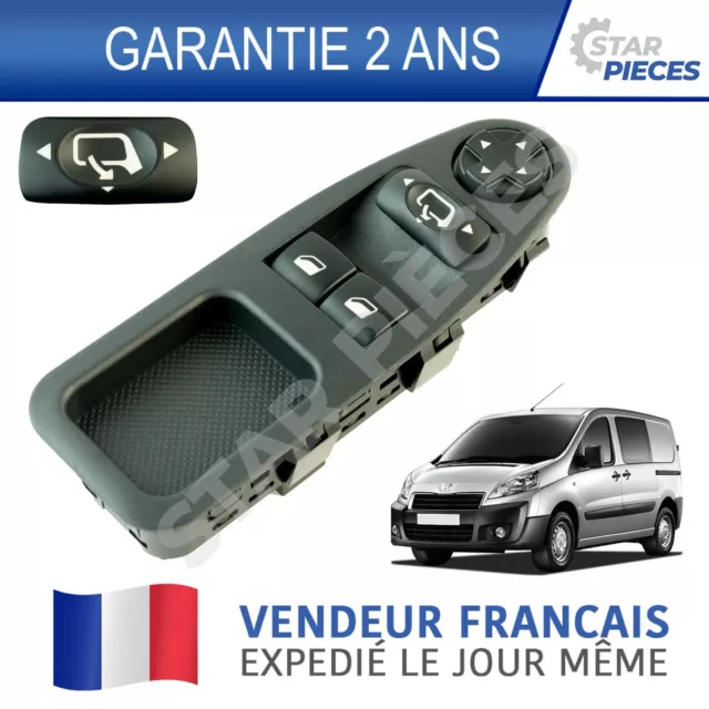 Commande Bouton Leve Vitre Avant Gauche Jumpy Expert Scudo 07-18 6554Zj