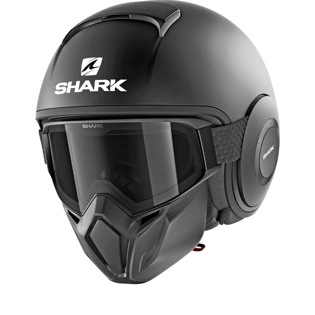 Shark Street Drak Blank KMA Matt Black Jet Helmet