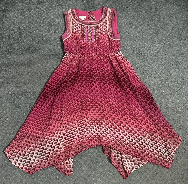 Girls Clothes Bundle Age 6-7 Years Pink Hanky Hem & Frill Dresses Layered Skirt 2