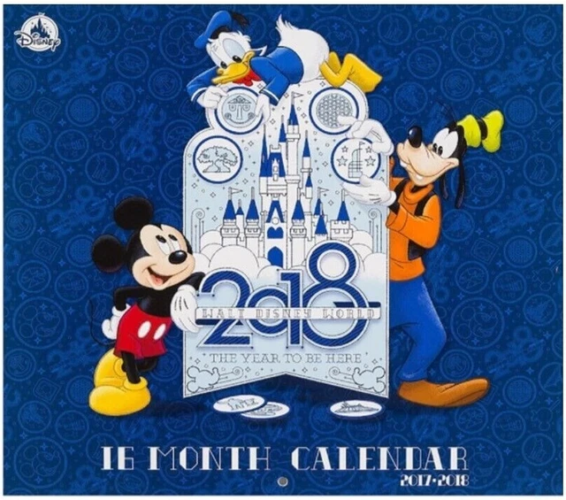 NEW 20172018 WALT Disney World Calendar 16 Month PhotoPass Photography