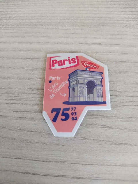 Magnet aimant de frigo cuisine souvenir de France Paris métal cadeaux G92 7x6cm - Maison