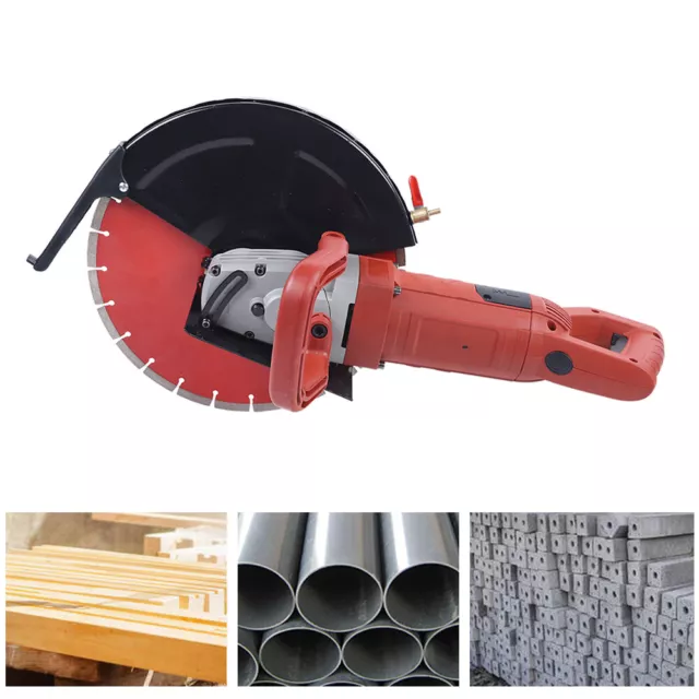 3800r/min Wet Dry Concrete Cement Cut off Saw Cutting Slotting Machine Kit