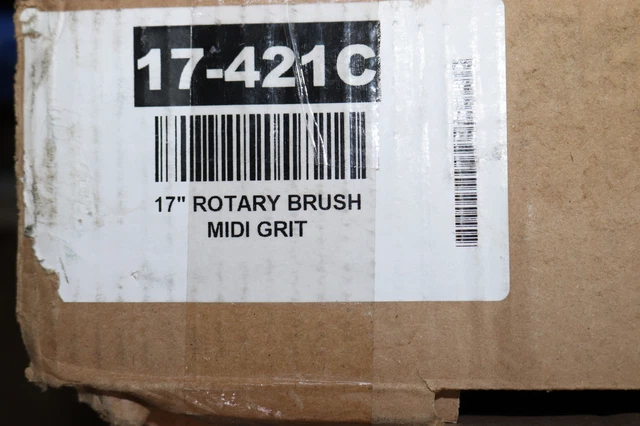 Factory Cat Rotary Scrub Brush Mid Grit 180 Grit .035" 17" 17-421C