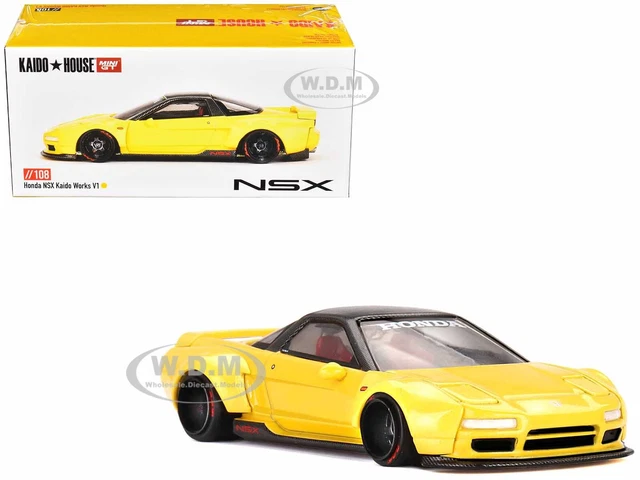 Honda NSX Jaune Toit Noir KYOSHO 1/18 - Miniature De Collection - Occasion