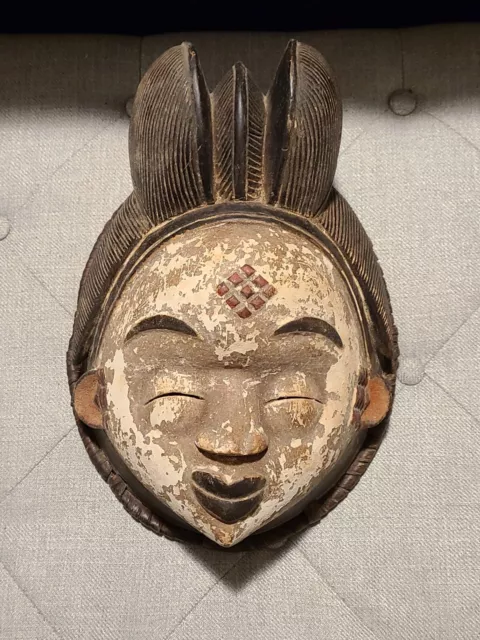 African Okuyi helmet mask - PUNU tribe - Gabon, TRIBAL, AFRICAN