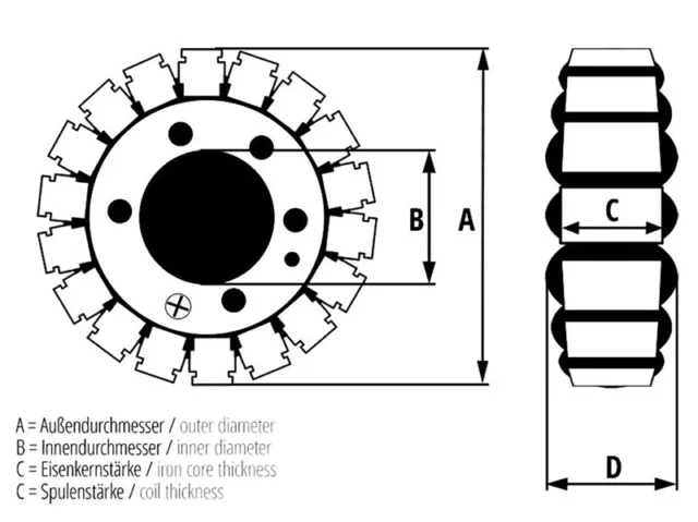 Alternador para BMW F800ST Power Estator 3