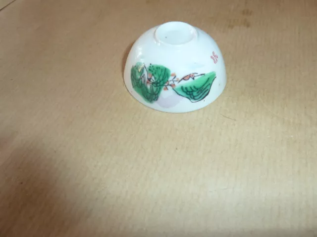 ce beau bol à encre en porcelaine de Chine à décors de paysage montagneux, rare!