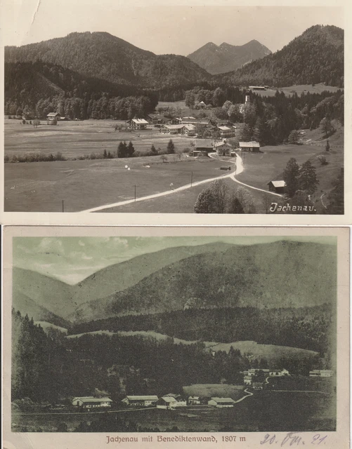2 AK Jachenau (Kr. Bad Tölz-Wolfratshausen) 1921-1931 - Ortsansichten