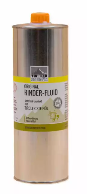 Tiroler Steinöl Rinderfluid  1000 ml Fliegen- u. Insektenschutz für Pferde