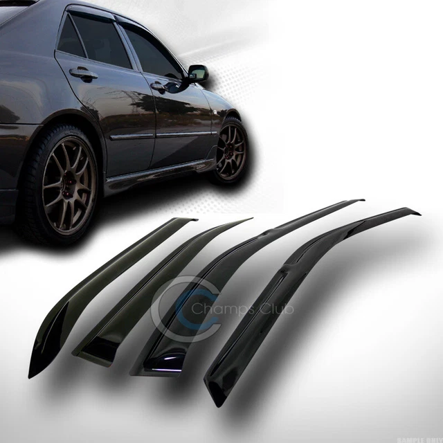 Fit 94-97 Honda Accord 4Dr Sun/Rain/Wind Guard Shade Deflector Window Visors 4Pc