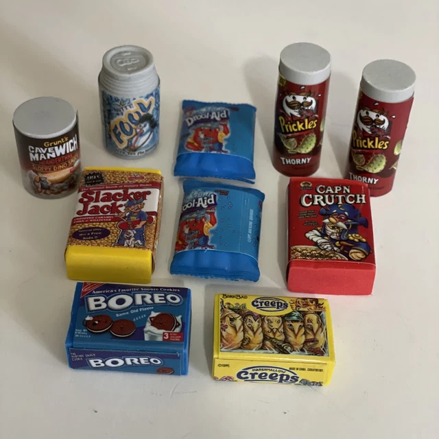 LOT OF 10 2011 Wacky Packages Erasers Never Used loose