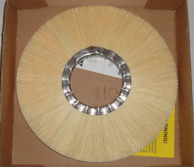 Osborn 20018SP Tampico Wheel Brush - 10" OD, 3.25" Arbor Hole Osborn 20018SP Tampico Wheel Brush - 10" OD, 3.25" Arbor Hole