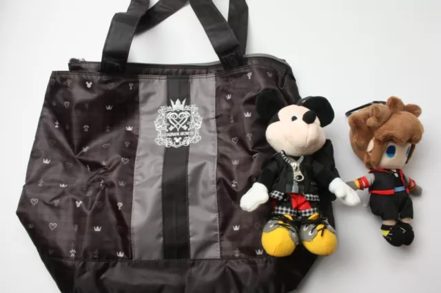 Disney Kingdom Hearts Tote Bag with Plush Sora & King Mickey Square Enix 2022