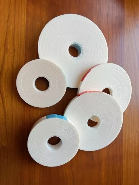 1mm, 2mm and 3mm Double Sided Adhesive Craft Foam Tape 5 metres