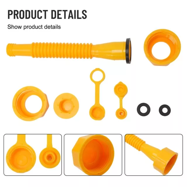 Enhance Your Refueling Process with this Flexible Gas Can Spout Nozzle Vent Kit
