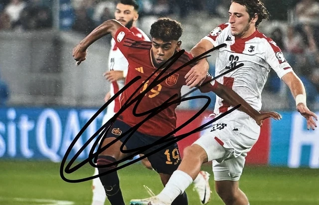 LAMINE YAMAL HAND Signed 6X4 Spain Photo $20.91 - PicClick AU