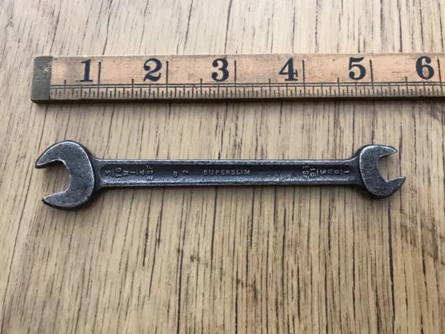 Vintage Tw Superslim 3/16" X 1/8"Whitworth Open Ended Spanner.