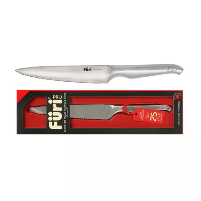 Genuine! FURI Pro Serrated Utility Knife Multi-Purpose Knife 15cm! RRP $69.95!