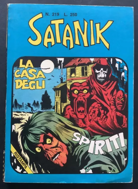 SATANIK ORIGINALE nr. 219 - LA CASA DEGLI SPIRITI - ED. CORNO - PIÙ CHE OTTIMO