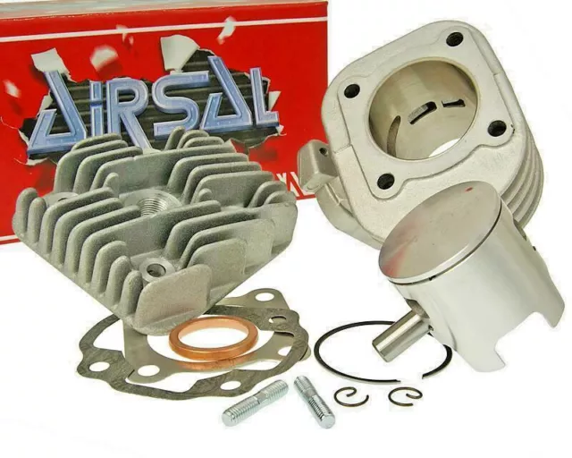 Zylinder Kit mit Kopf Airsal T6 Alu 70ccm Racing Minarelli Liegend AC 47,6mm BWS